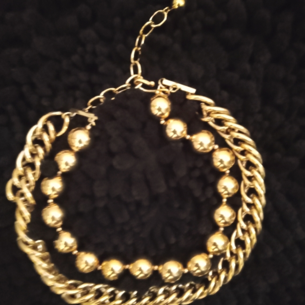 Women's GOLD tone Choker necklace